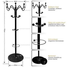 Garderobenständer Kleiderständer Metall Stabil Freistehend Flur% Angebot%