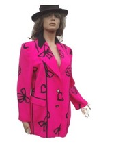 Renzo blazer 100 seide pink - blazer,