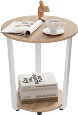 Beistelltisch Kaffeetisch Couchtisch Sofatisch Betttisch Schwarz stb13hei