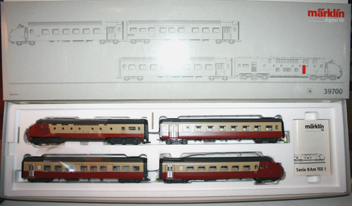 39700 tee triebwagen ram - tee, sbb
