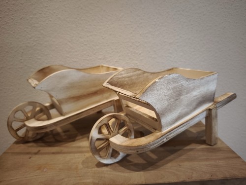 Holz schubkarre deko neu - schubkarre,