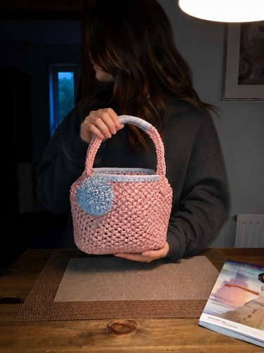 Handgemachte raffia tasche - handgemachte,