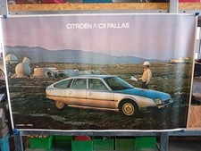 Citroen CX Pallas Werbung Plakat 81er original NOS