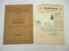 Lohmann Soeding Witten Ruhr Pflug Ersatzteile Eberhardt Hellwig Preisliste 1950