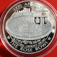 Deutschland Silber 1 oz 1994 WM 1994 "The Rose Bowl" #F0407 Proof extra rar