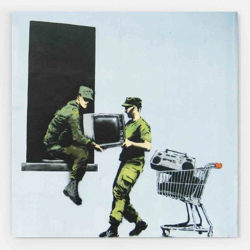 Banksy leinwandbilder - banksy,
