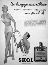 WERBUNG 1954 SKOL SOLARLOTION