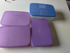 Tupperware 4 x Kühlschrank-System 1,5 L+ 650ml Frische-System Dose Behälter neu