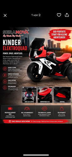 Seranova kinder elektroquad - seranova,