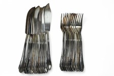 #433 Fischbesteck versilbert