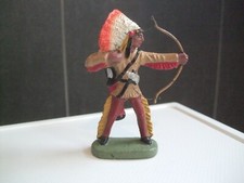 Leyla Indianer stehend Bogen schießend, passt zu Elastolin