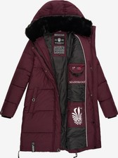 Marikoo Winter Stepp Mantel, Winterjacke, lang warm,Gr. M, wine, weinrot, Neu