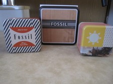 Fossil 3 Dosen - Aufbewahrung - Metalldosen