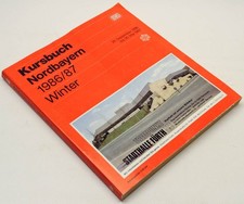 DB-Kursbuch Nordbayern Winter 1986/87 mit Übersichtskarte |A-1