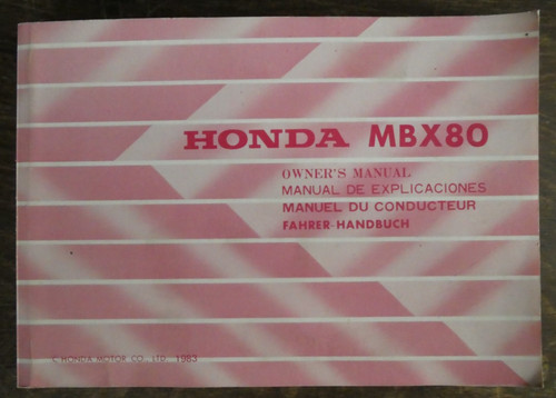 Original honda mbx - original,