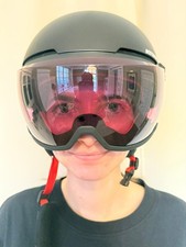 ATOMIC Skihelm, Savor Visor, schwarz, Gr. M (55-59)