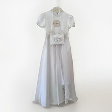 tolles Kommunion Kleid in weiß Größe 140 mit  Bolero