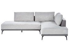 Ecksofa Stoff Kunstleder