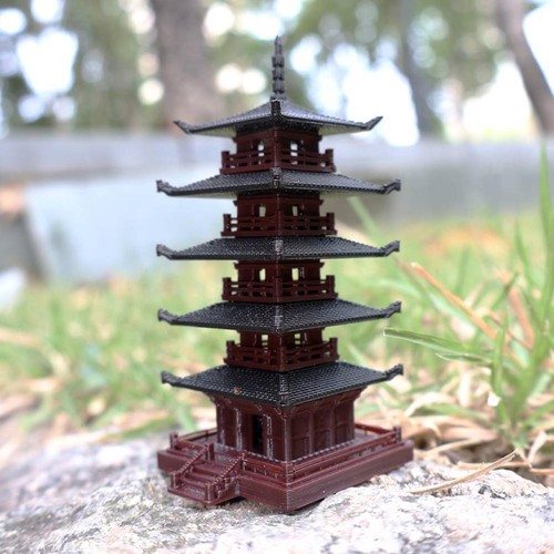 Mini pagode statue terrarium - mini,