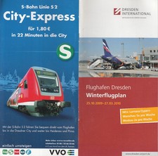 [e46] Flugplan / Timetable - Flughafen / Airport  Dresden - Winter - 2009 / 2010