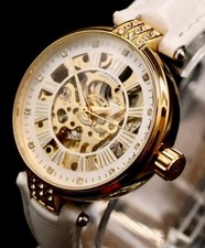 Exklusive Damen Automatik Uhr