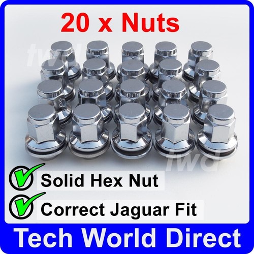 20x alufelgenmuttern jaguar - 20x,