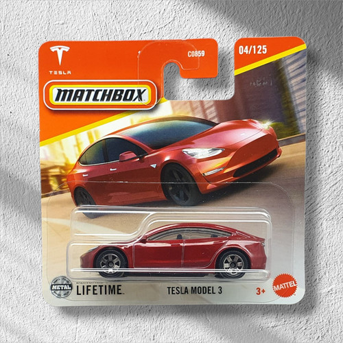 Matchbox tesla model rot - matchbox,