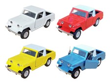 JEEP Jeepster commando 1967 Modellauto Metall Modell Auto Spielzeugauto 4Var 50