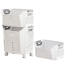 Wäschewagen Wäschekorb mit