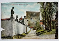 AK 8390 Neuburg Eingang zur