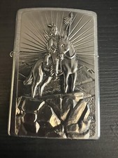 Zippo Feuerzeug Indian Spirit On Horse Back 2011 Neu Ohne Box Made In USA