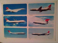 AK. Flugzeuge. Mehrbildkarte