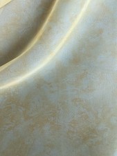 Gardinen Schal Fenster Vorhänge meterweise gelb Muster  Höhe 1,48 m transparent