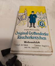 DDR Räucherkerzen orginal CROTTENDORFER Weihrauchduft Restinhalt verm.Export