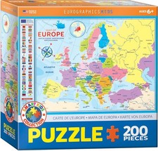 Eurographics Puzzle Map Europa