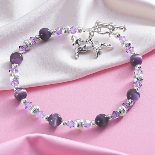 Sterling silber pferdearmband - sterling,