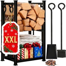 Kaminholzregal, Kaminbesteck