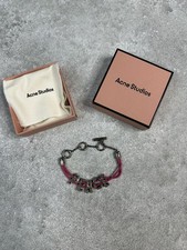 Acne studios leather bracelet - acne,