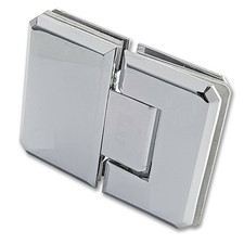 Kolf 180° rahmenlos Glas zu Glas Dusche Tür Scharnier Halterung Chrom 8 mm - 12 mm