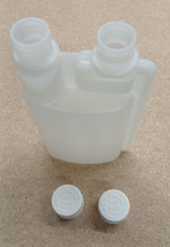 Dosierflasche 250ml zweihals - dosierflasche, +
