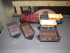 Faller E-Train Playtrain: Rot  Diesellok SUPER SET + 5 WAGEN / TOP ZUSTAND-PREIS