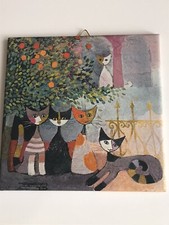 Bild, Fliese, Kachel, Deko, Katzen, Cats, Geschenk , Rosina Wachtmeister, Nr. 21