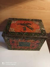 Uralte Teedose Blechdose C.Wossidlo & Co Hamburg Tee - Import Dose selten