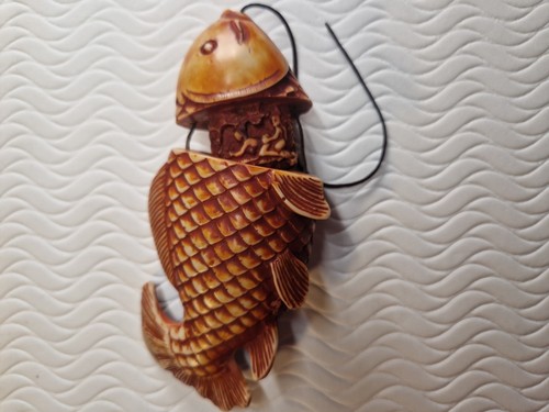 Japanisches netsuke inro koi - netsuke,