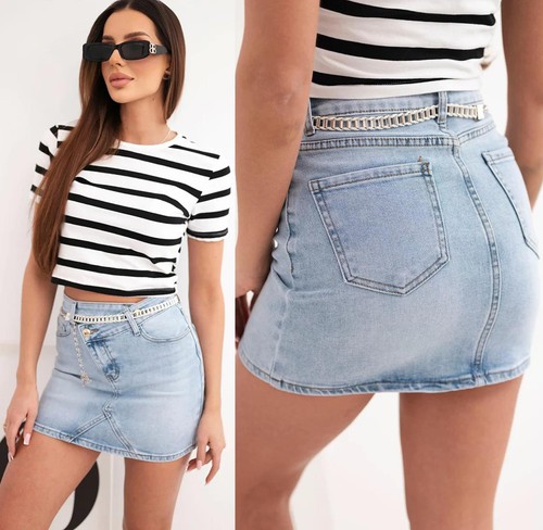 Damen jeans rock minirock - damen,