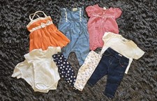 9-TEILIGES KLEIDERPAKET MIT MARKEN wie ESPRIT, TOPOMINI, BABYCLUB, usw., Gr. 68