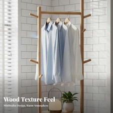 Rollgarderobe mit Wäschekorb