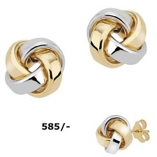 Ohrstecker 585 gold - 585, knoten