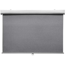 Verdunklungsrollo Ikea Tretur hellgrau 60x195