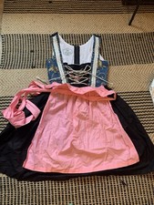 Dirndl Neuwertig Gr. 34 36 38 von Edelnice Blau schwarz Oktoberfest
